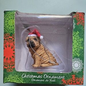 SANDICAST SHARPEI DOG ORNAMENT